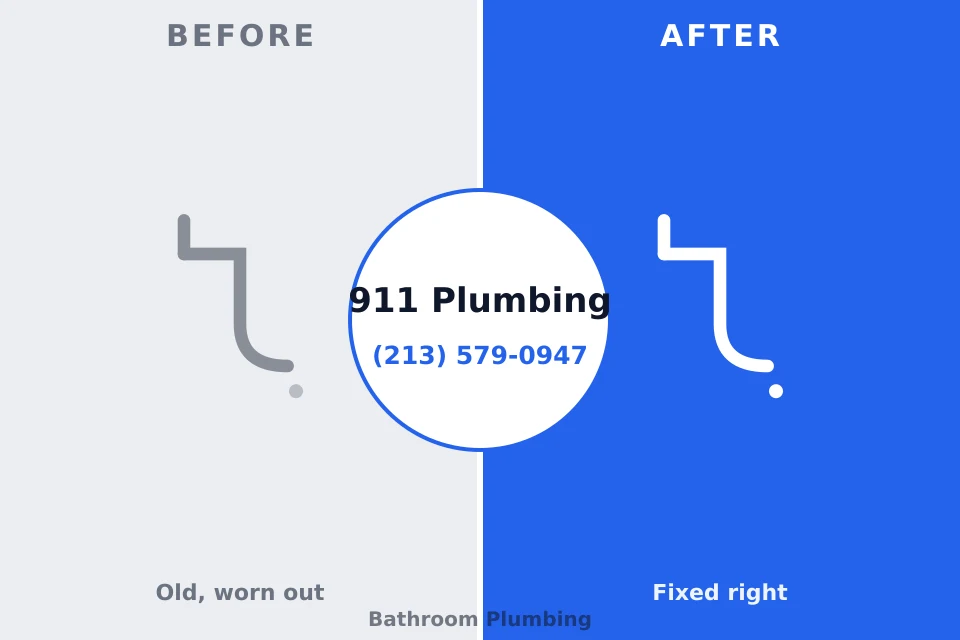 Before and after: plumbing repair Port St. Lucie, FL
